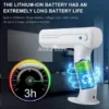 800ML Blue sanitizer spray machine Disinfection Spray Gun Wireless Rechargeable Disinfection Sprayer