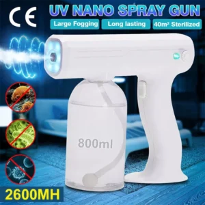 800ml Spray Gun Wireless sanitizer spray machine Disinfection Sprayer Nano Blue Ray Atomizer Fogging