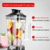 2L 4500W Professional Smart Timer Preprogramed Blender Mixer BPA Free Juicer Food Processor Ice Smoothies Crusher
