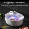 Ultraviolet Defroster for Daily Use 4 in 1 Freezing Quick Thawing Box Large Capacity