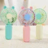 Summer Mini Handheld Fan Cartoon Antler Usb Rechargeable Small Fan Outdoor Portable Pocket Ventilation Fan