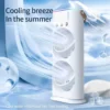Remote Control 3 Speeds Double Head Portable Fan Air Cooling Humidifier Purifier Mist Cooler Adjustable Air Cooler Coole