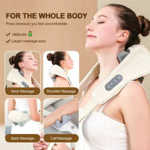Shoulder and Neck Massager Clamp Kneading Massage Trapezius Muscle Relax Neck Massager Body Massager