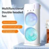 Remote Control 3 Speeds Double Head Portable Fan Air Cooling Humidifier Purifier Mist Cooler Adjustable Air Cooler Coole