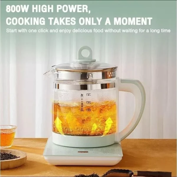 Multifunction Electric Kettle 1 8L Health Pot With Strainer Portable Teapot Thick Glass Kettle