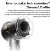 Hair Dryer Ultra High Speed Professional Salon Hairdryer 6In1 1600W Negative Ion