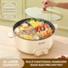 6L Electric Hot Pot Multifunctional Micro Pressure Steamboat Pot Household Doubleflavor Hot Pot
