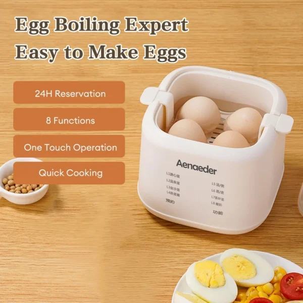 Multi functional Egg Steamer Intelligent Egg Boiler Automatic Small Steamed Egg Custard Steamer