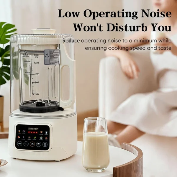 1500ml Wall Breaking Machine Heating MultiFunction Blender Juicer Automatic Soymilk Maker
