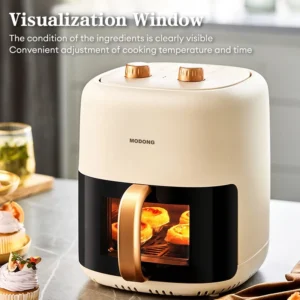 6L Air Fryer Home Integrated Oven Multifunctional Large Capacity 1400W Smart Air Fryer