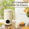 1200ML Mini Soybean Milk Maker Machine Household Filtration Blender Portable Multifunction Wall Breaker Machine